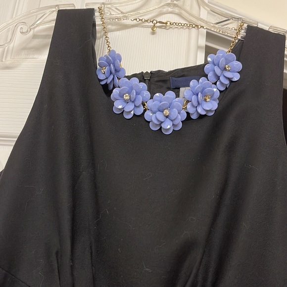 J. Crew necklace pastel blue/periwinkle color. - Picture 2 of 2